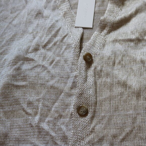 Z Supply Cream Button-Up Sweater Set - Picture 3 of 6